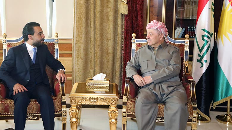 بیانیه‌ی مشترک نشست مسعود بارزانی و رییس مجلس نمایندگان عراق